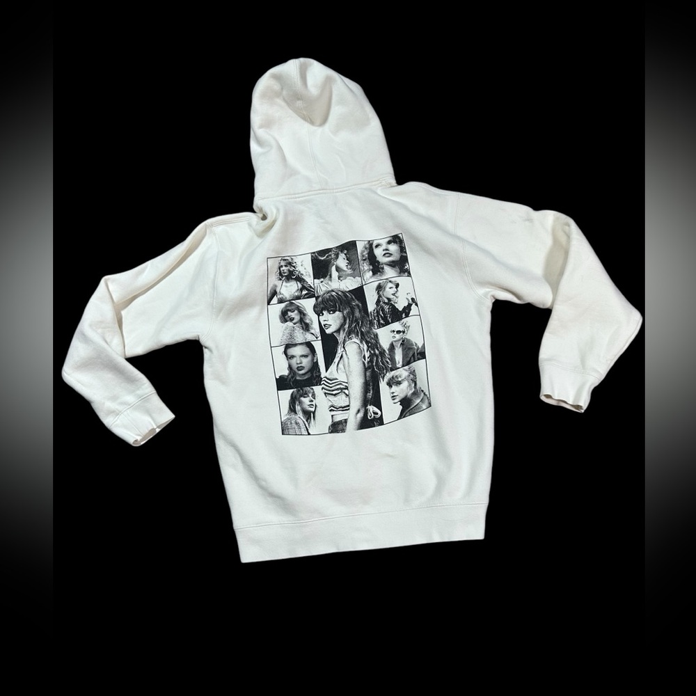 Taylor Swift The Eras Tour Hoodie in Cream Medium